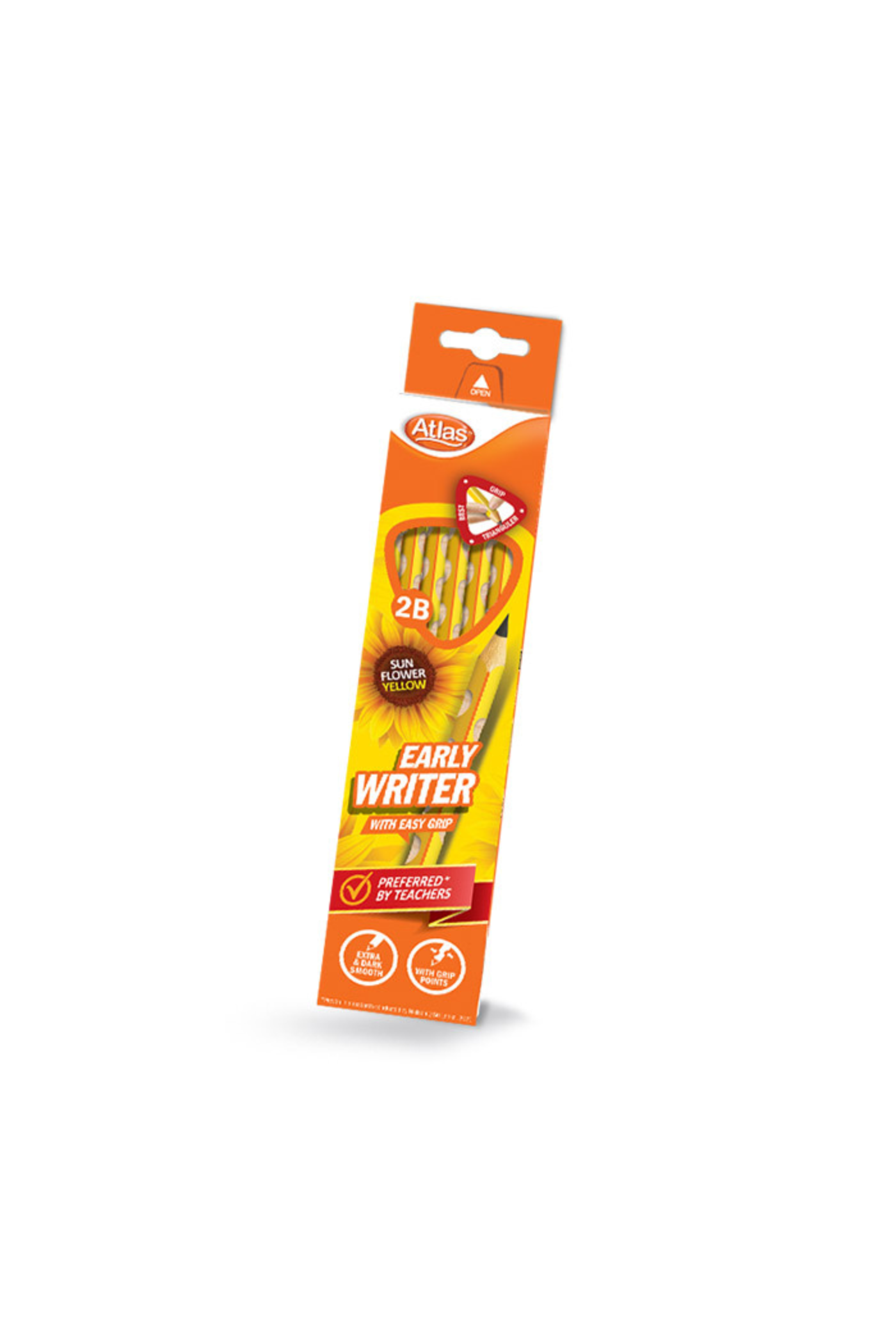 Atlas - Early Writer with Easy Grip - 12 Pack