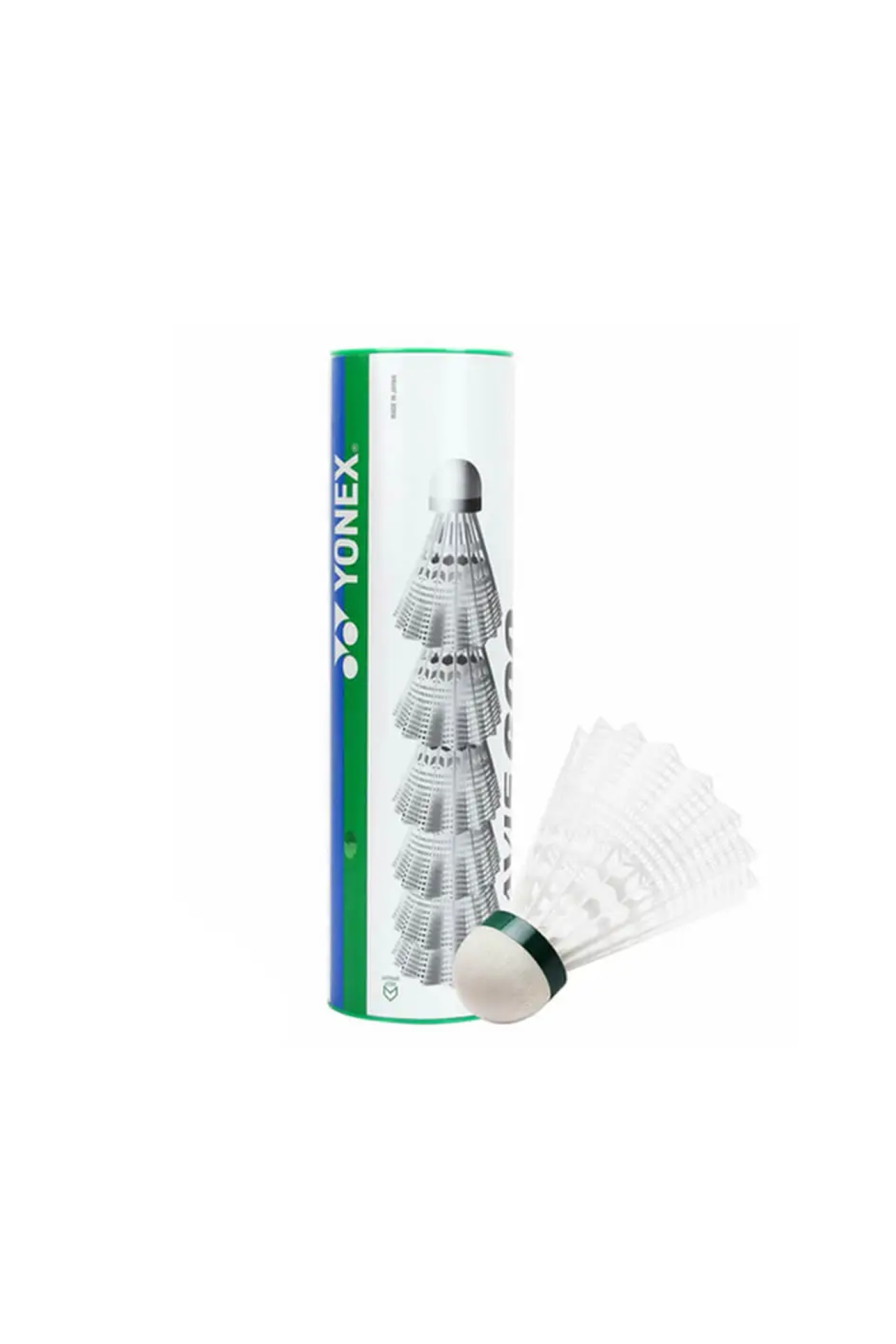 Mavis 600 Shuttlecock - Green - 6pcs - Barrel